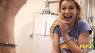 Long hair brunette clip with comely Cherry Kiss from Fake Hostel