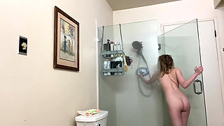 Blonde Gets Soapy & Horny in the Shower
