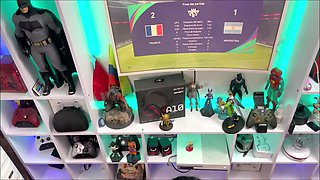 Curvy latina girl loses a bet after a football match POV