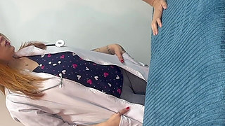 Redhead Physiotherapist Let Me Cum on My Face Because I Was on Pms