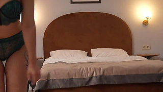 My Stepmom's Busty Friend Decided to Seduce Me in the Room, POV BJ; POV Sex