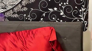 Dancing and stripping to orgasm