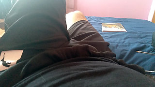 My big penis is wet with heat