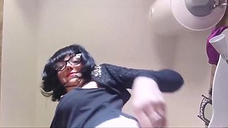 Big-Butted MILF in Panties Spits on Her Filthy Bitch Face