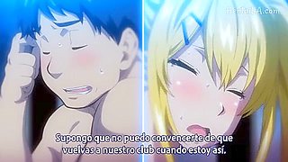 They confess their love to each other in the pool, with breast milk leaking from their breasts.