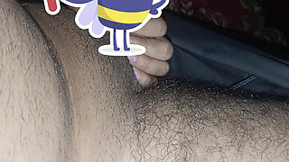 8 Months Pregnant Sana Blowjob in lingerie with pink Bra