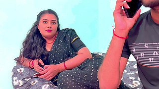 Stepmom Shared Single Bed and Made Stepson Happy, Full Hindi Audio