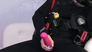 Fetish Clip Featuring a Wetsuit, Vest, Scuba Tank, and Toy