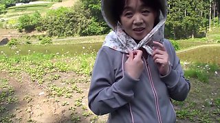 Rural Asian Granny Will Moan Until She Gets Creampied
