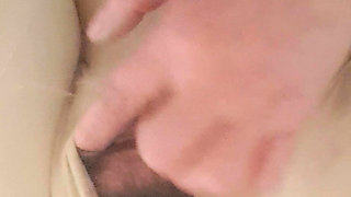 Stepmom Pulling Her Fat Pussy Out of the Hole in Her Big Panties