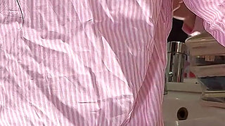 Petite Brunette College Girl Prom Queen Gets Her Panties off in the Bathroom to Flash Pussy and Naked Ass