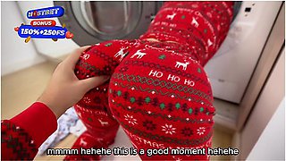 The Best Christmas Gift Is: Step Sister Stuck In A Washing Machine!