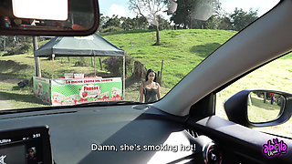 I Fuck the Girl Who Sells Strawberries on the Street! She Is the Best at Sucking Cock!