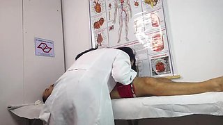 Nurse Jennyferpimenta Handles Her First Patient's Big Cock Erection - Amateur Latina Brunette Deep Throat Blowjob