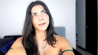 Close up teen masturbation