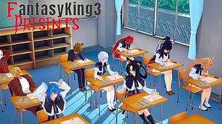 Teacher Rossweisse Sends Me to Detention to Give Me a Blowjob - Dxd Ntr Madness Series