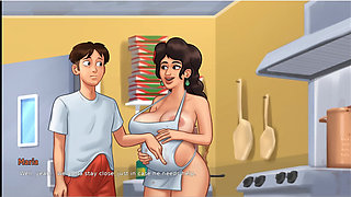 summertime saga  gameplay maria threesome and gets pregnant