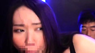 Flexible Asian fucked in hardcore threesome