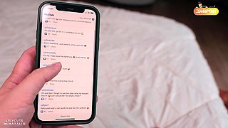 Kinky Step Sister-in-law Taunts Brother with Nudes!