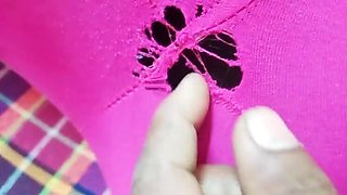 Tamil aunty caught masturbating in bedroom after watching neighbor - clear Tamil audio