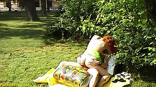 Wild anal at the park