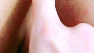 Great amateur video of Brunette POV oral sex