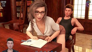 3d, mom cartoon, cartoon gym mom mother