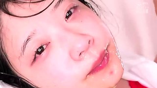 Asian schoolgirl enjoy group sex