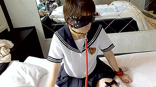 Mayu No63, Deepthroat, Striped Panties Sailor Clothes, Anal Tail