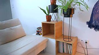 Mrs Wetslavs Morning Solo - Horny MILF in Lace Lingerie Rubs Pussy to Orgasm