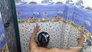 Indian Homemade Bathroom Sex Video With Milf Bhabhi. Cum in Mouth.