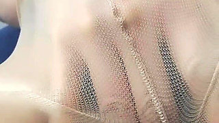 Wearing Pantyhose and Fingering My Crotch