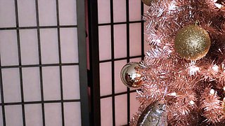 Lovely Amateur teen brunette masturbating outdoor