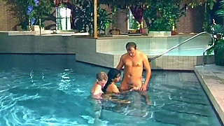 Pool Golden Shower Gangbang - Mature Slut Drenched Everywhere
