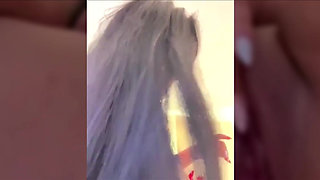 I Ride on My Dildo and Control a Fans My Toy