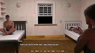 Good Family 3D Game: Mrs. Elena Seduces Luca on His Bed - Big Tits MILF Cheating Wife