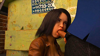 Office Colleague Girl Sucking Viktor Big Cock Almost Caught
