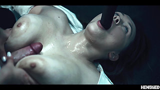 Hentai Monster Futanari - Asian Babe Grows Futa Cock And Creampies Chubby Bbw