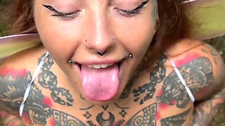 Cute Pixie Takes Huge Cumload