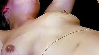 Step Father pushes in Teen Nathalie Huge Dildo and Bangs her