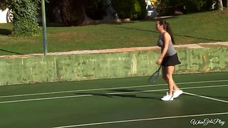 Lesbian Big-Tits Tennis