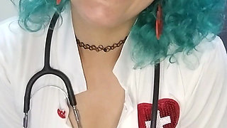 Need Some Care? the Nurse Will Take Great Care of You! Come with Me, Sweetheart!