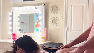 House wife addicted to fuck and slap in the ass hard