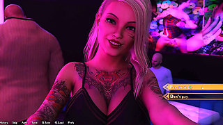 Being a Dik - Pierced Stripper with Face Tattoos Gives Me a Blowjob in the Private Room and Ends up Getting Railed by Big White