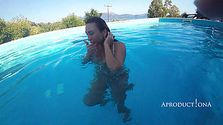 Underwater Anal Ass Lick Cum Swallow and Golden Shower