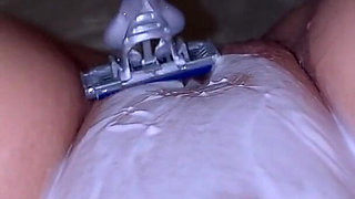 Shaving My Hairy Pussy