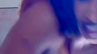 Ebony Outdoor Striptease