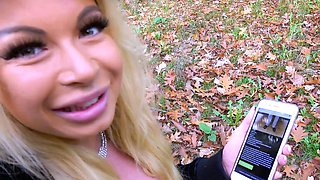 German Teen Lina Fitness picked up Shy Guy for blinddate