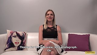 Lucie Explores Czech Casting Solo Passion with Heat