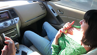 Jordan Perry Squirt Pee and Desperation Pee in My Car